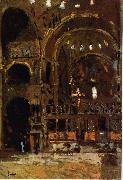 Walter Sickert Interior of St Mark's, Venice Germany oil painting reproduction